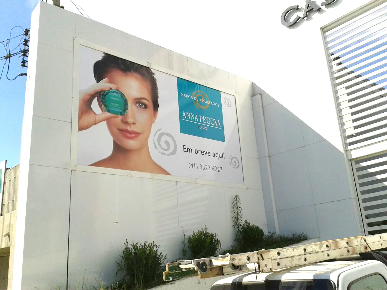 Banner em lona produzido pela LYNX Curitiba