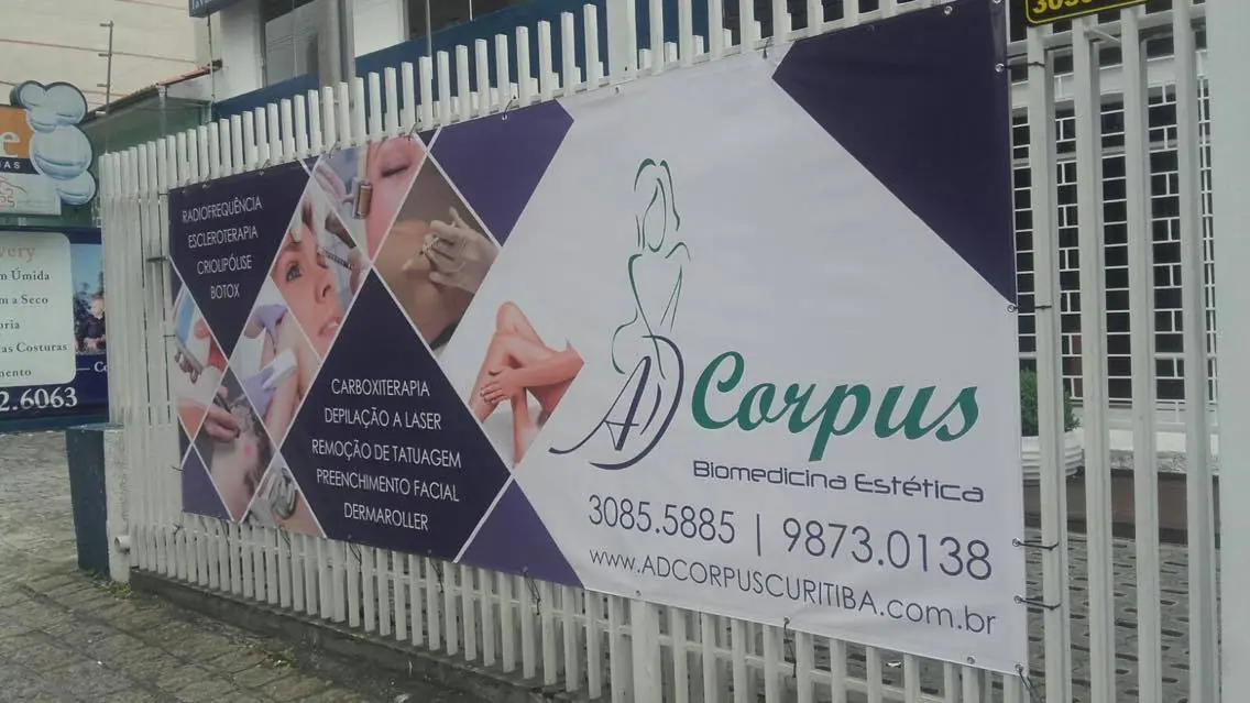 Banner em lona produzido pela LYNX Curitiba
