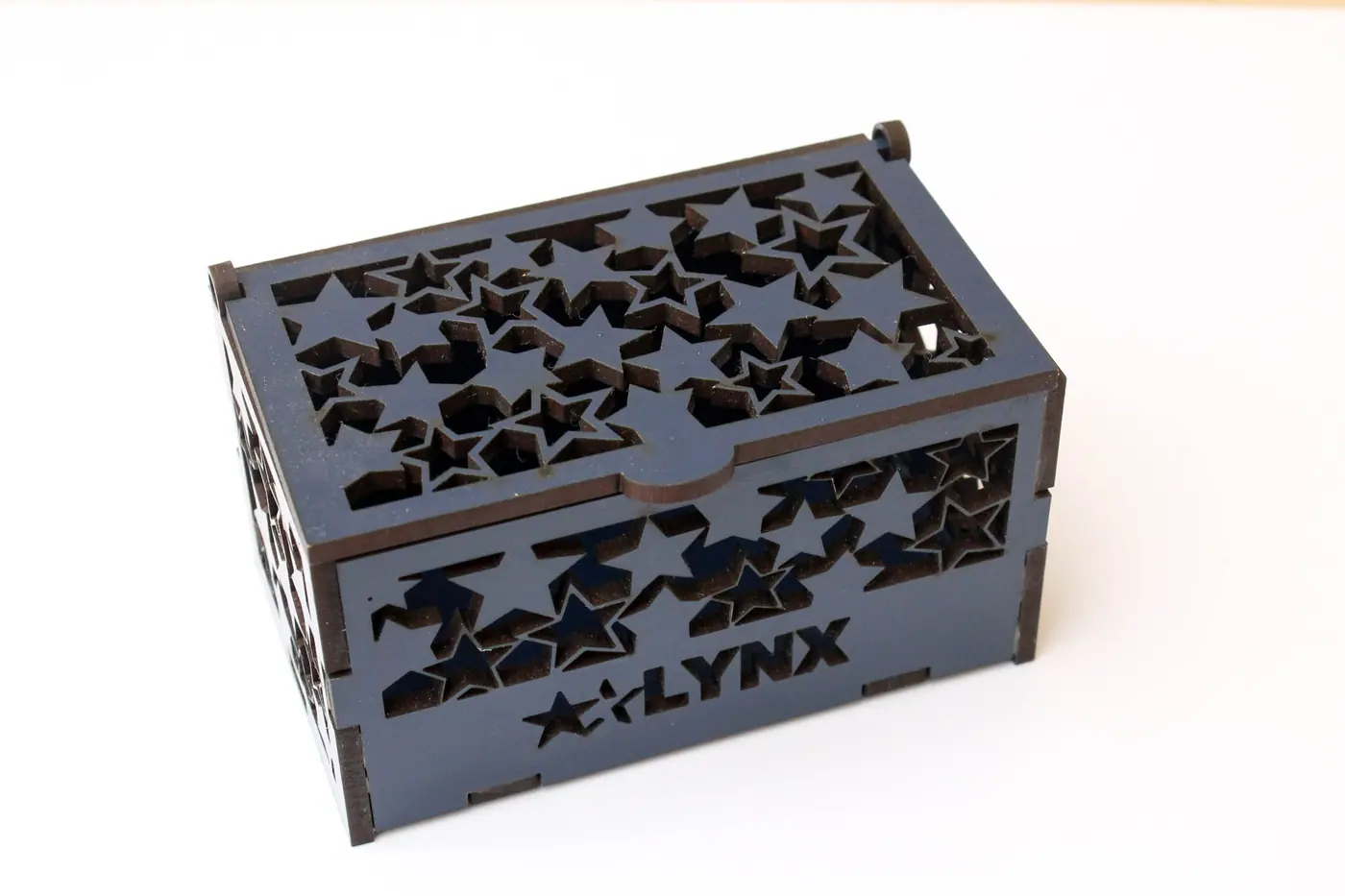Caixa personalizada produzida pela LYNX Curitiba