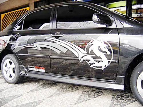 Adesivação de veículo executada pela LYNX Curitiba