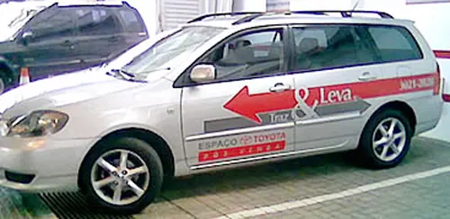 Adesivação de veículo executada pela LYNX Curitiba