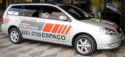 Adesivação de veículo executada pela LYNX Curitiba