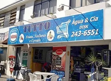 Luminoso de fachada produzido pela LYNX Curitiba