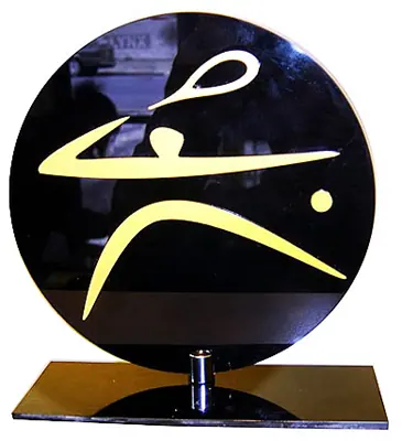 Troféu personalizado produzido pela LYNX Curitiba
