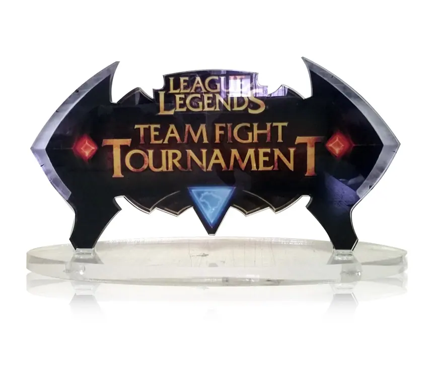 Troféu personalizado produzido pela LYNX Curitiba