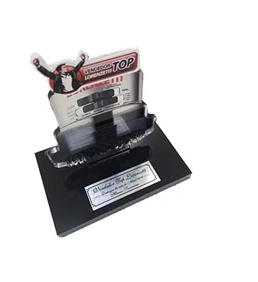 Troféu personalizado produzido pela LYNX Curitiba